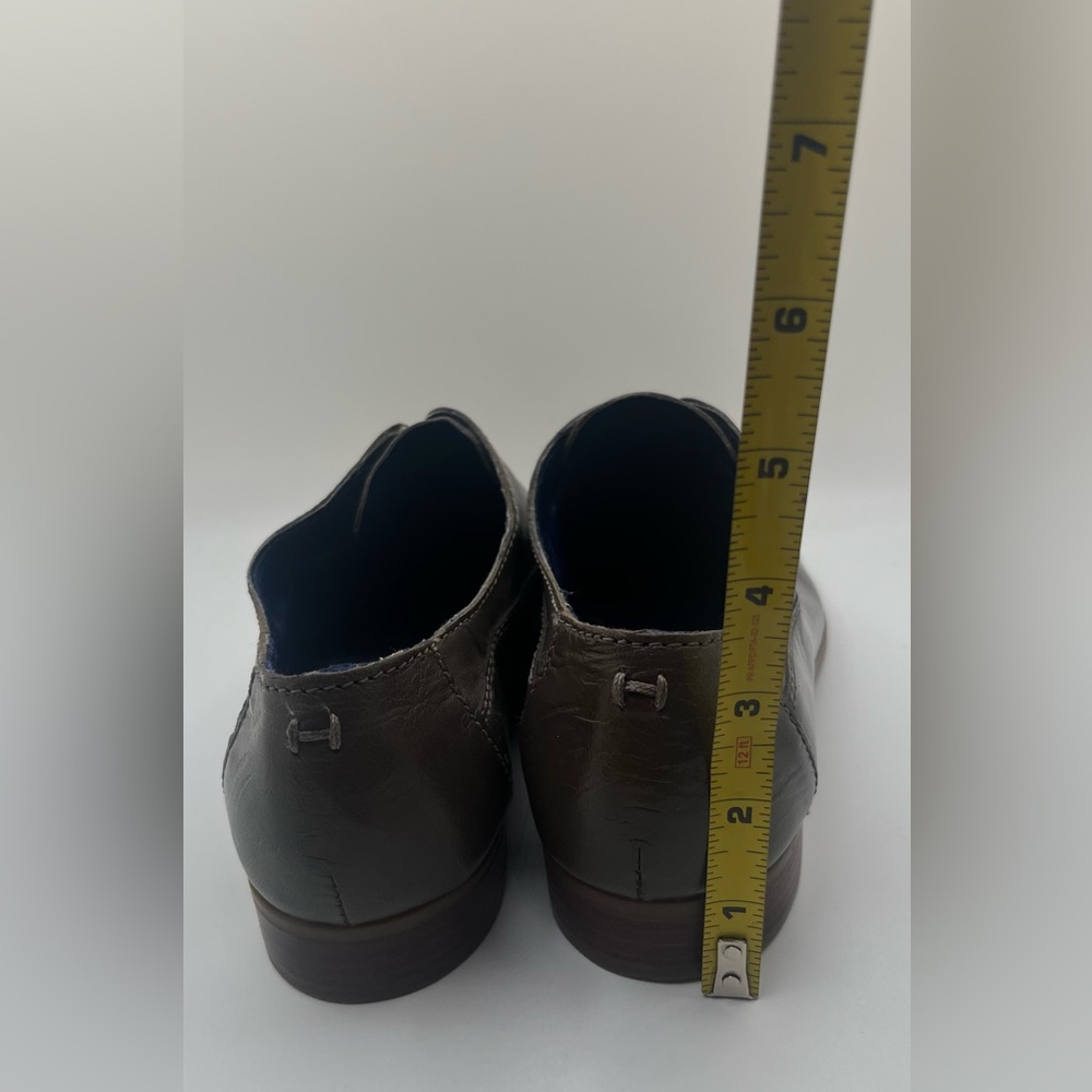 Tommy Hilfiger Women’s Dark Grey M Finn Cap- Toe Leather Oxfords Size 8 1/2 M - Picture 11 of 11